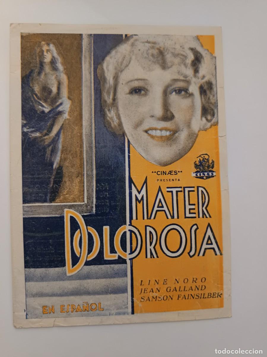 Cine: PROGRAMA DE CINE DOBLE MATER DOLOROSA - Foto 1