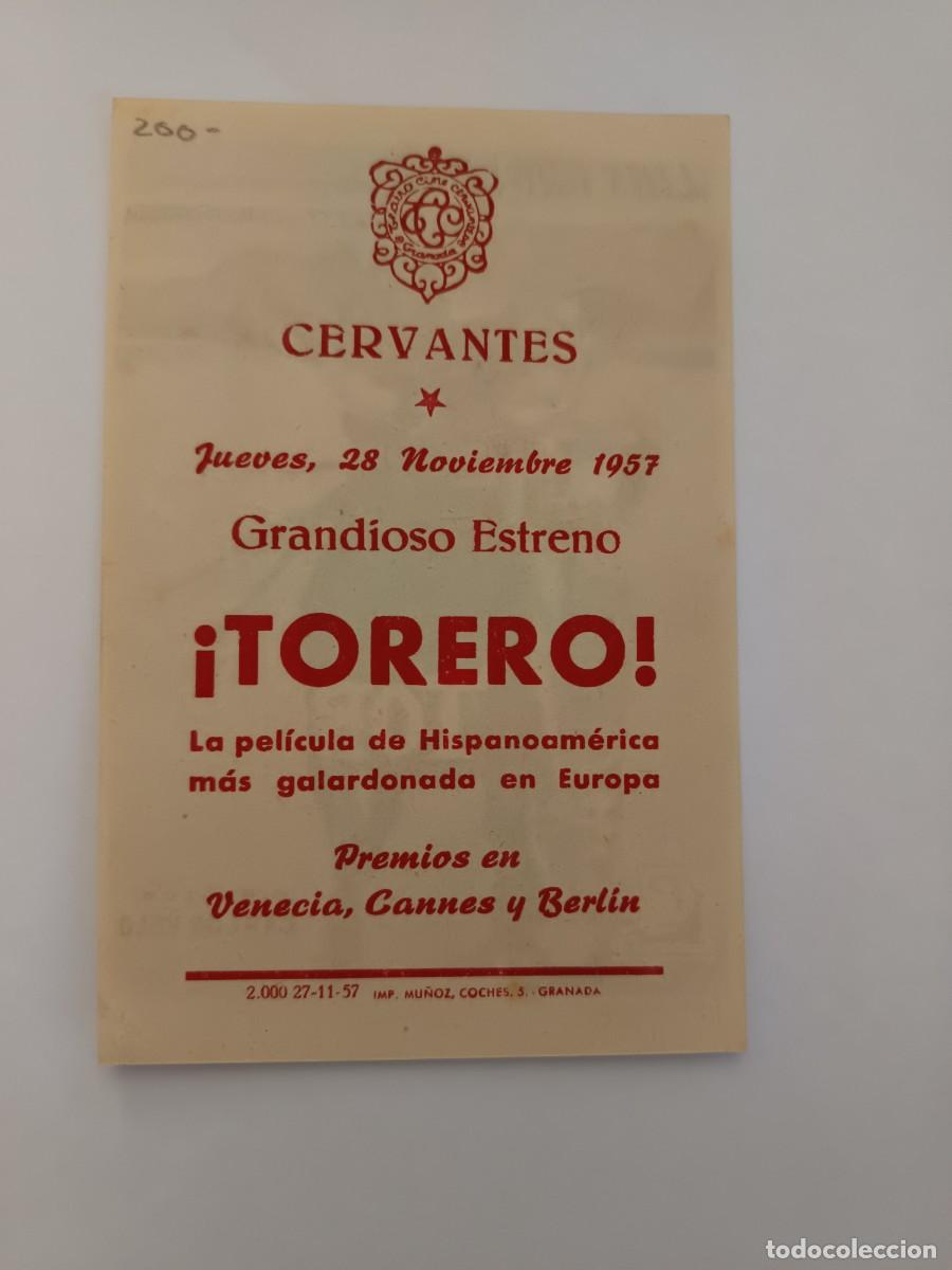 Cine: PROGRAMA DE CINE TORERO - Foto 2