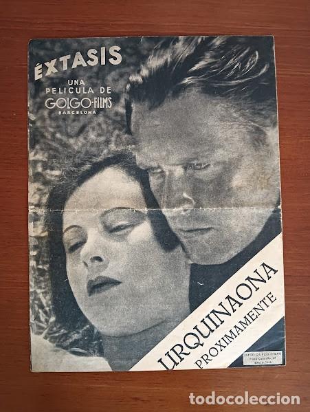 Cine: PTCC2 33 EXTASIS PROGRAMA ORIGINAL GOLGO FILMS HEDY LAMARR NUDISMO - Foto 5