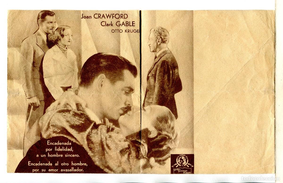 Cine: ENCADENADA, con Clark Gable. INTERIOR MARR&Oacute;N. - Foto 2