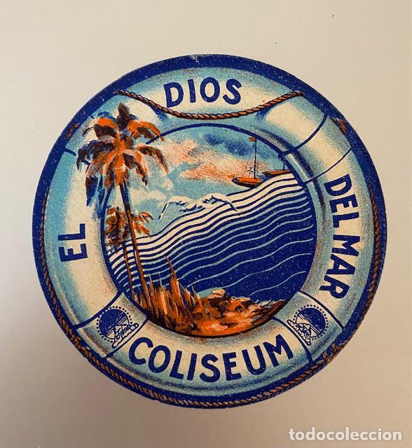 Cine: EL DIOS DEL MAR. PROGRAMA TROQUELADO PARAMOUNT. PERFECTO ESTADO - Foto 1