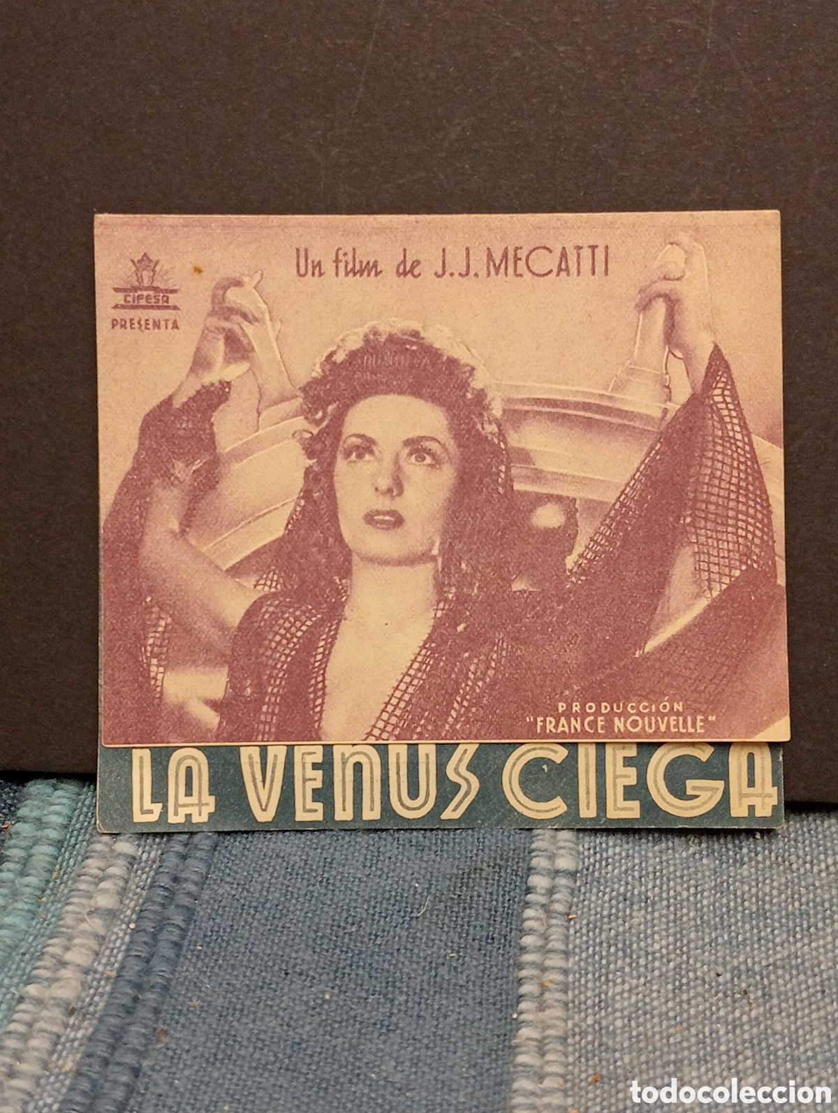 Cinema: LA VENUS CIEGA. FILM DE MECATTI. CINE GUERRA. TIP. HORIZONTE. JEREZ. DESPLEGABLE