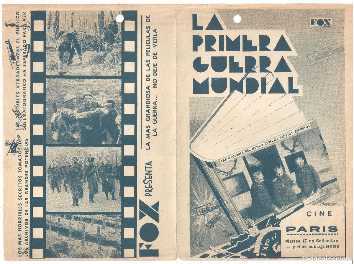 Cine: PTCC 802 LA PRIMERA GUERRA MUNDIAL PROGRAMA DOBLE HISPANO DOCUMENTAL - Foto 1