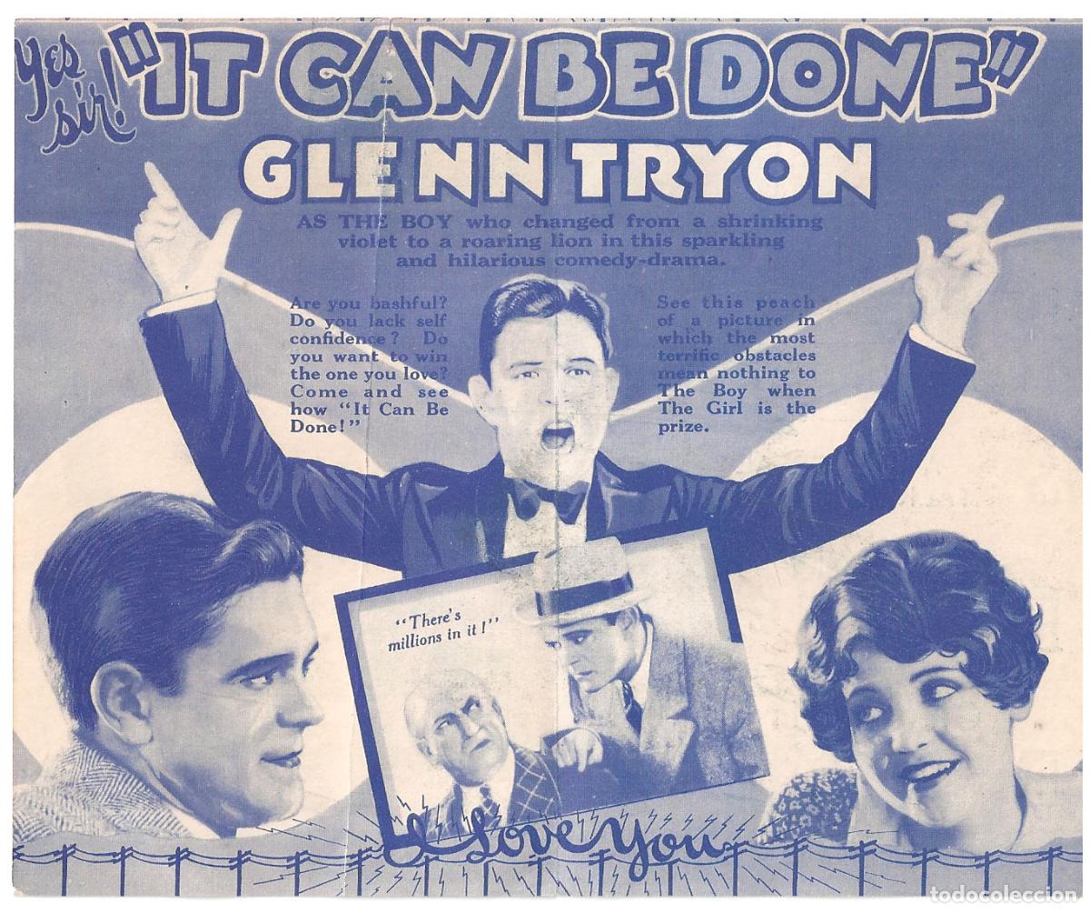 Cine: PTCC 802 IT CAN BE DONE PROGRAMA DOBLE AMERICANO GLENN TRYON - Foto 2