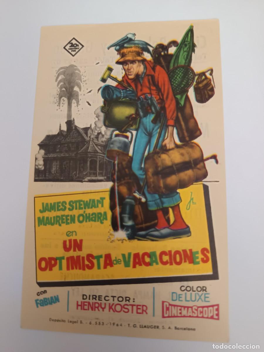 Cine: PROGRAMA DE CINE UN OPTIMISTA DE VACACIONES - Foto 1
