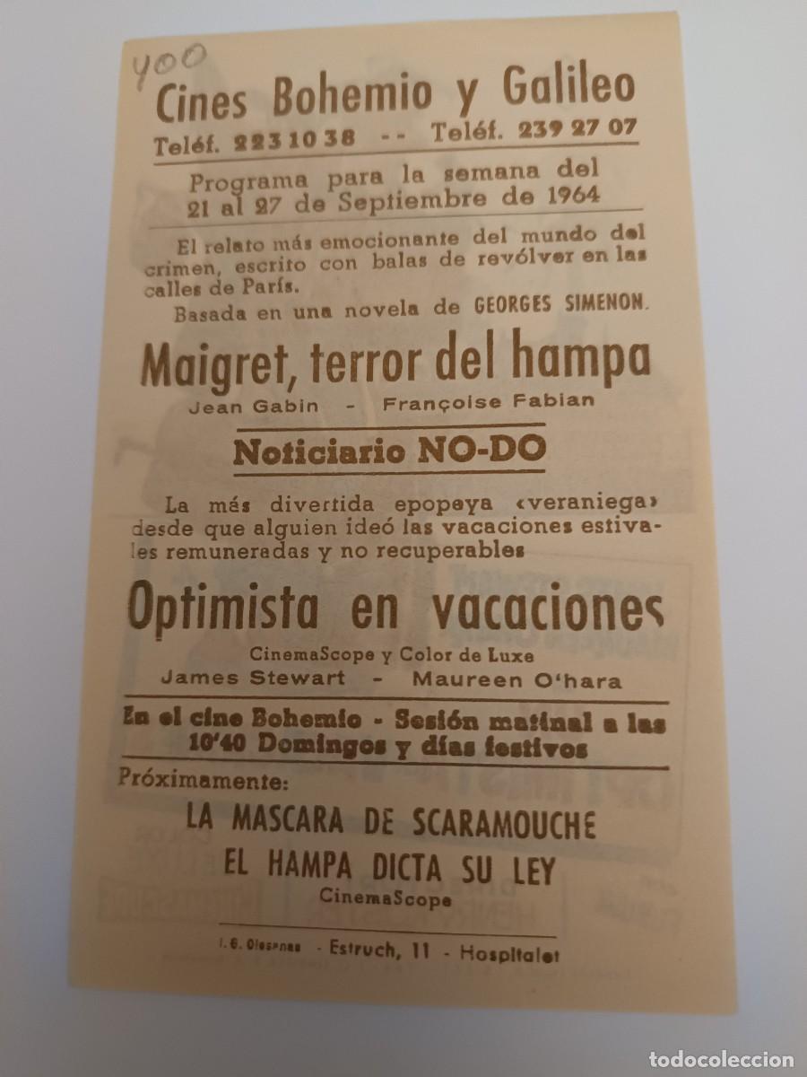 Cine: PROGRAMA DE CINE UN OPTIMISTA DE VACACIONES - Foto 2