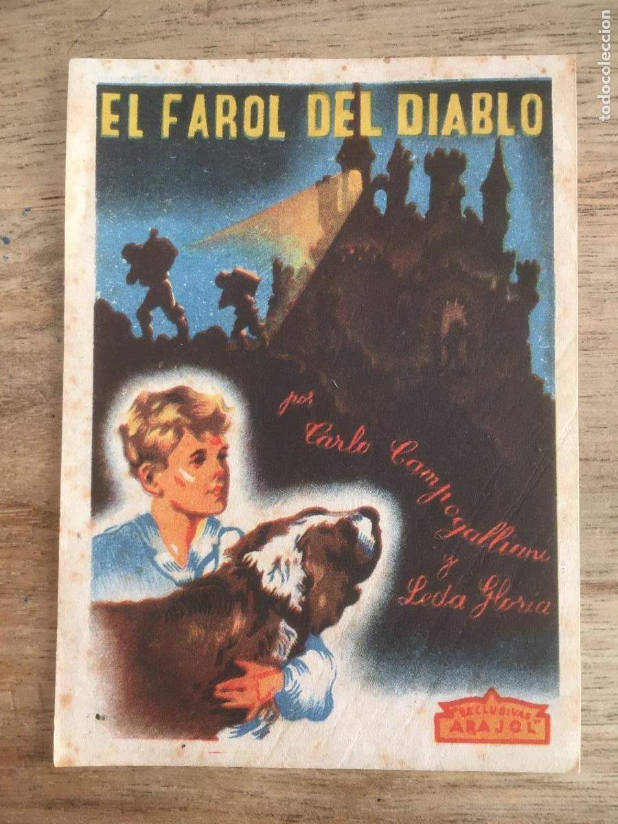  Flyers Publicitaires de films Anciens: el farol del diablo arajol folleto de mano original antiguo