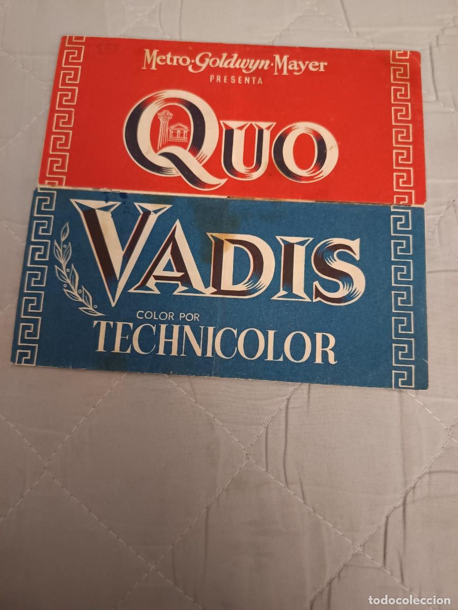Cine: PROGRAMA DE CINE DOBLE QUO VADIS - Foto 1
