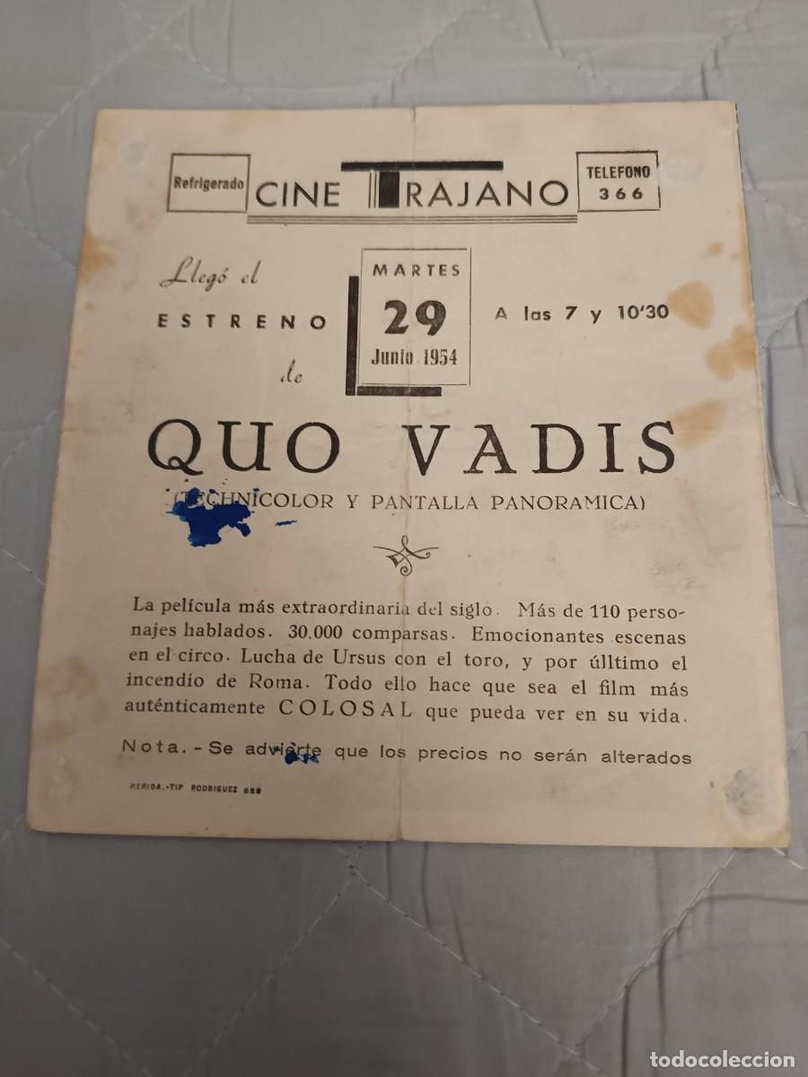 Cine: PROGRAMA DE CINE DOBLE QUO VADIS - Foto 2