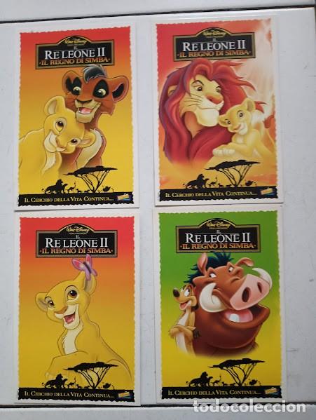 Cine: PTCC 805 EL REY LEON 2 4 PROGRAMAS ITALIANOS WALT DISNEY - Foto 1