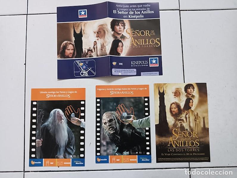 Cine: PTCC 805 EL SE&Ntilde;OR DE LOS ANILLOS 4 PROGRAMAS ORIGINALES PETER JACKSON - Foto 1