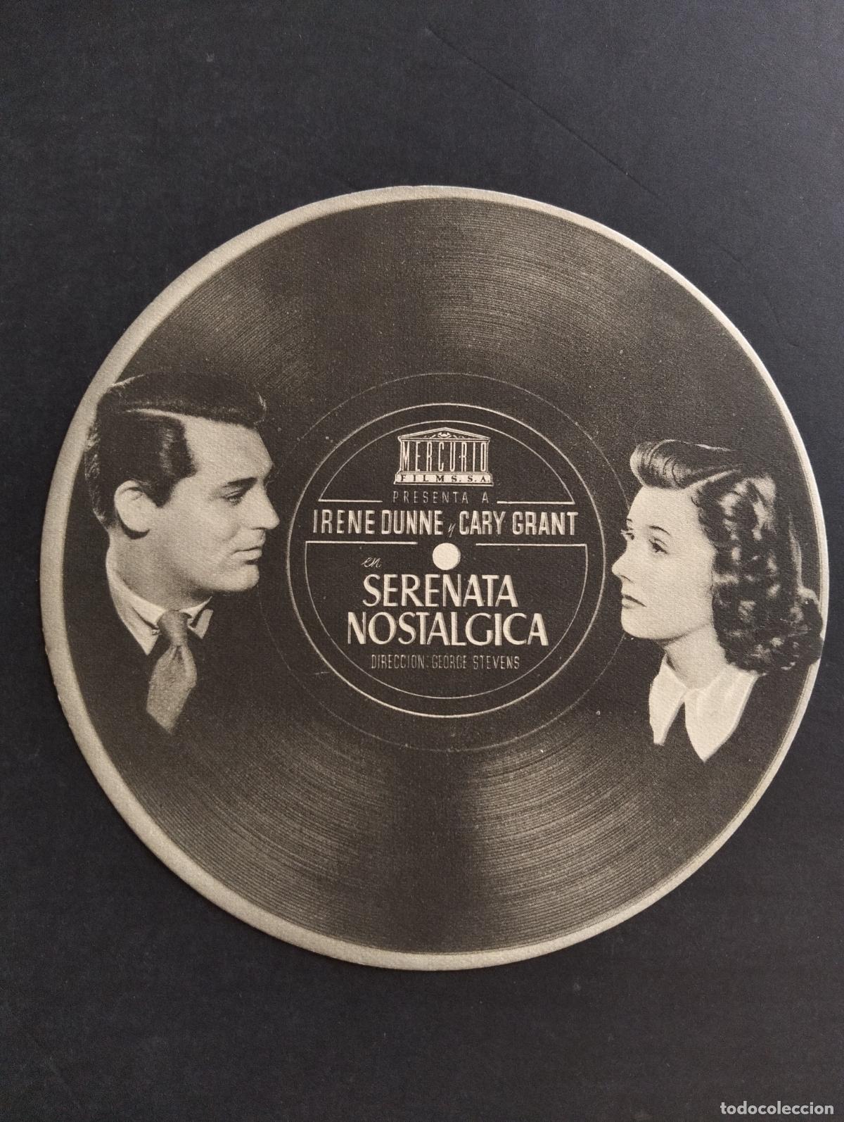 Cine: SERENATA NOSTALGICA PROGRAMA CINE TROQUELADO SIN PUBLICIDAD - Foto 1