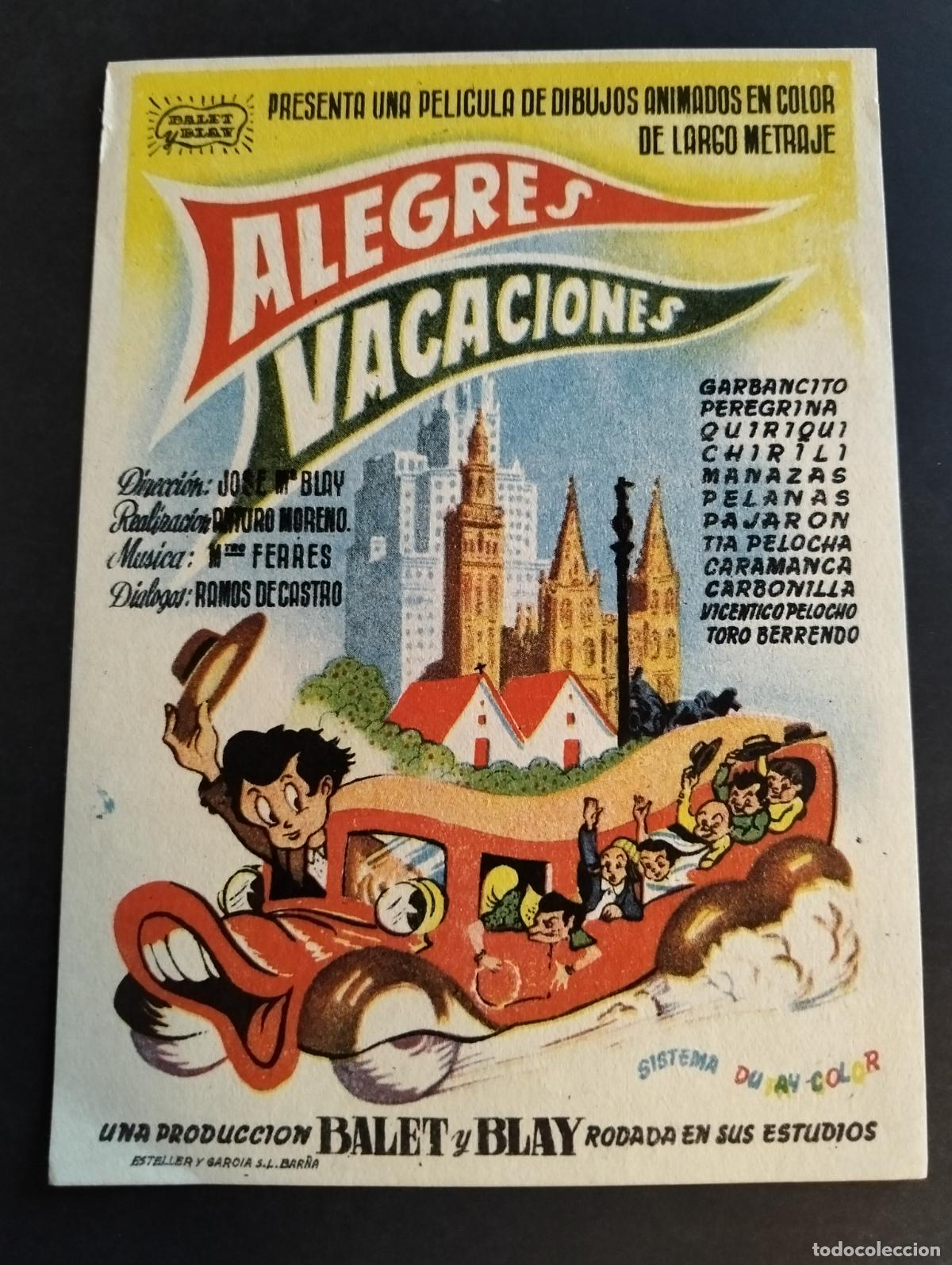 Cine: ALEGRES VACACIONES PROGRAMA DE CINE SIN PUBLICIDAD - Foto 1
