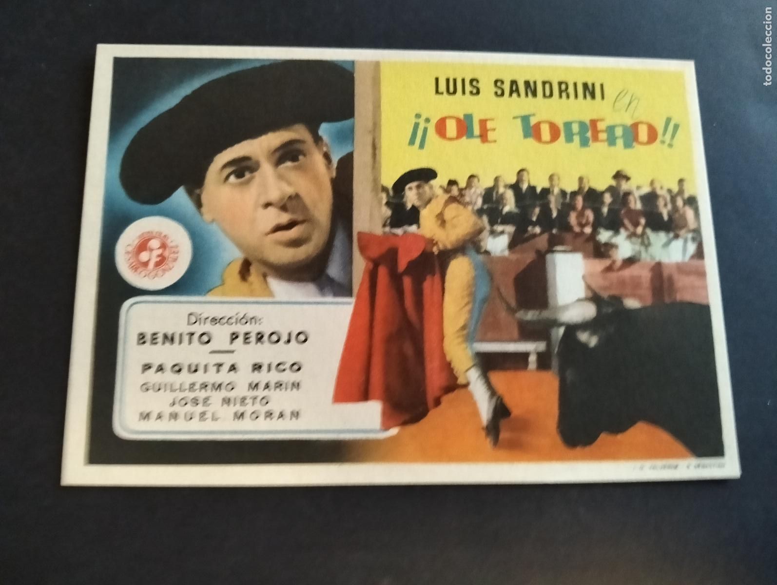 Cine: OLE TORERO PROGRAMA DE CINE SIN PUBLICIDAD - Foto 1