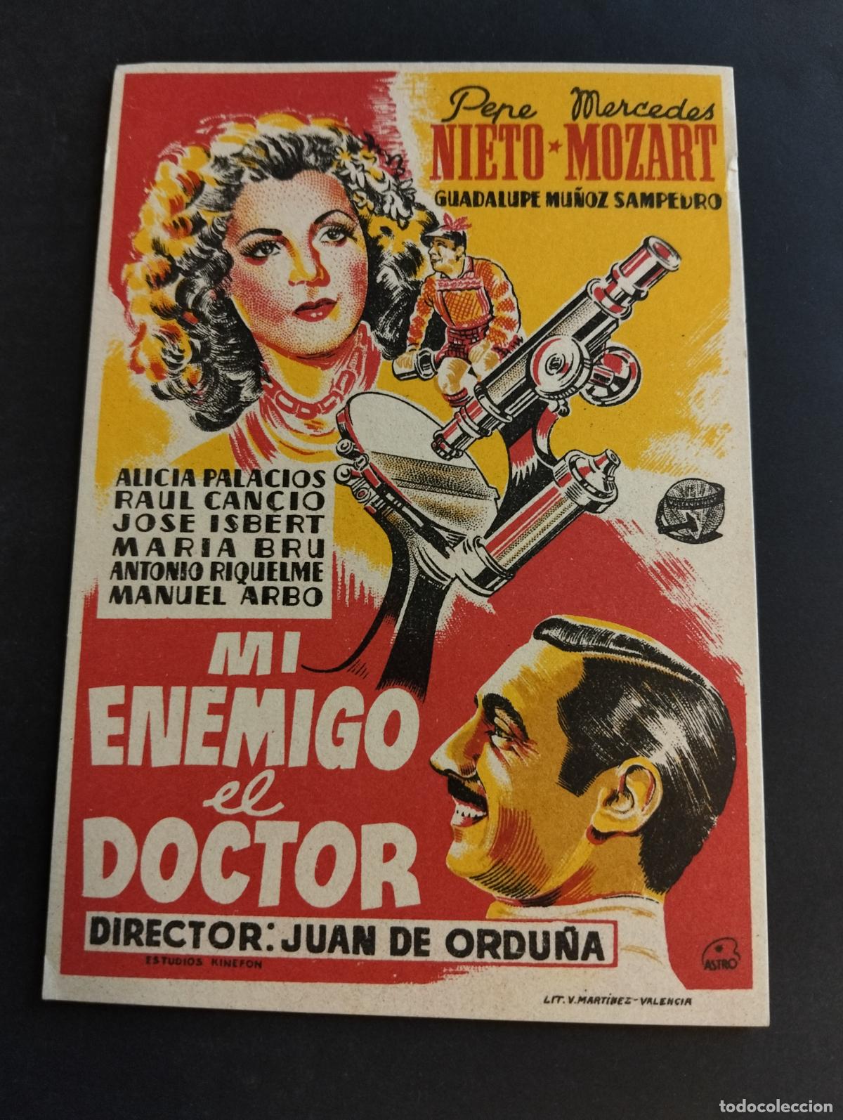 Cine: MI ENEMIGO EL DOCTOR PROGRAMA DE CINE SIN PUBLICIDAD - Foto 1