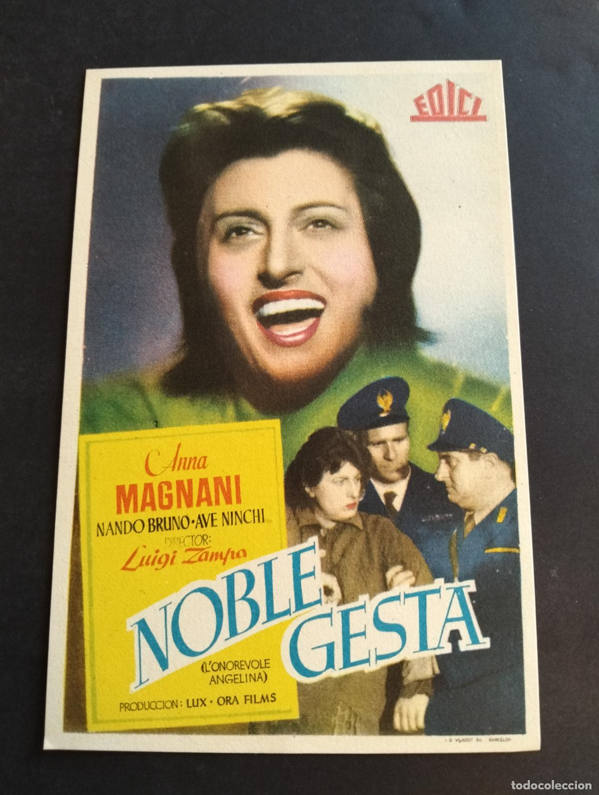 Cine: NOBLE GESTA PROGRAMA DE CINE SIN PUBLICIDAD - Foto 1
