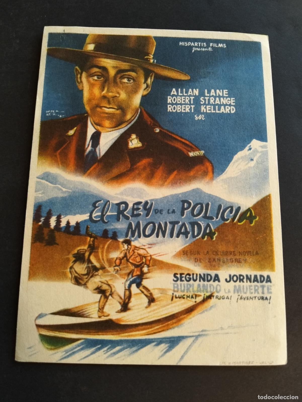 Cine: EL REY DE LA POLICIA MONTADA PROGRAMA DE CINE SIN PUBLICIDAD - Foto 1