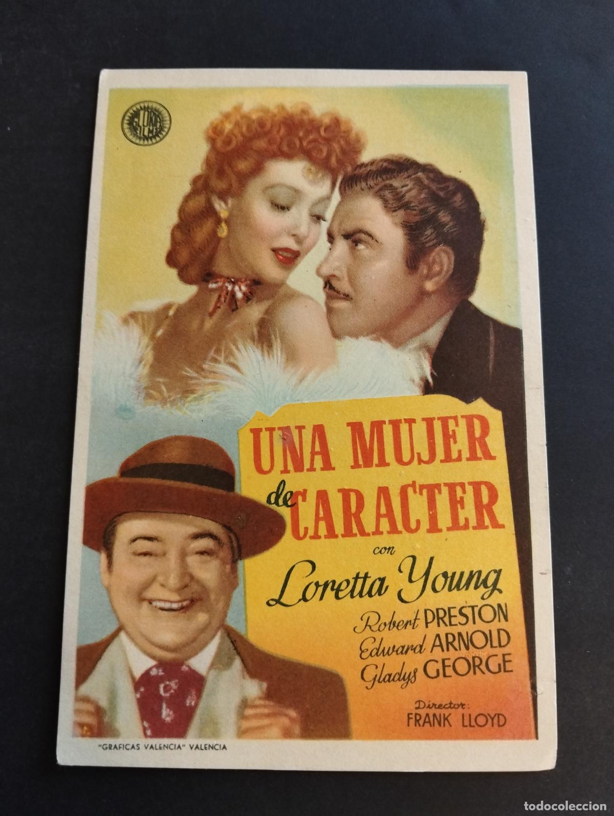 Cine: UNA MUJER DE CARACTER PROGRAMA DE CINE SIN PUBLICIDAD - Foto 1