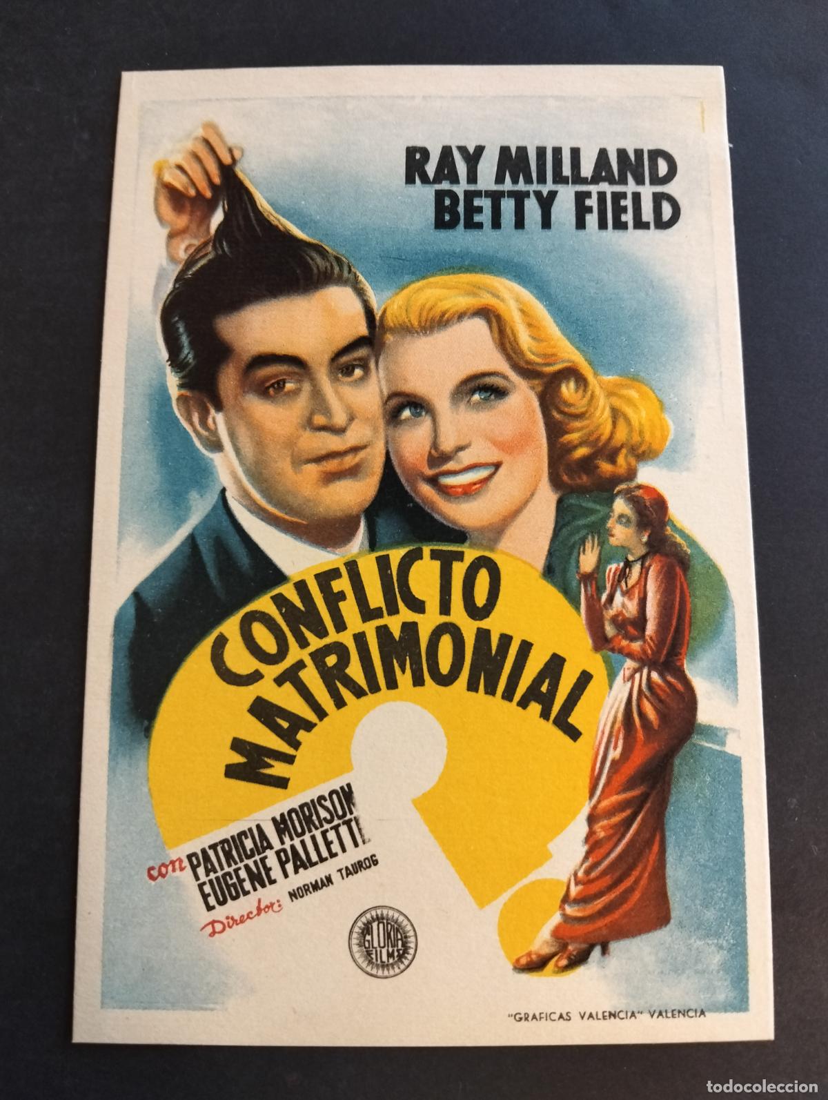 Cine: CONFLICTO MATRIMONIAL PROGRAMA DE CINE SIN PUBLICIDAD - Foto 1