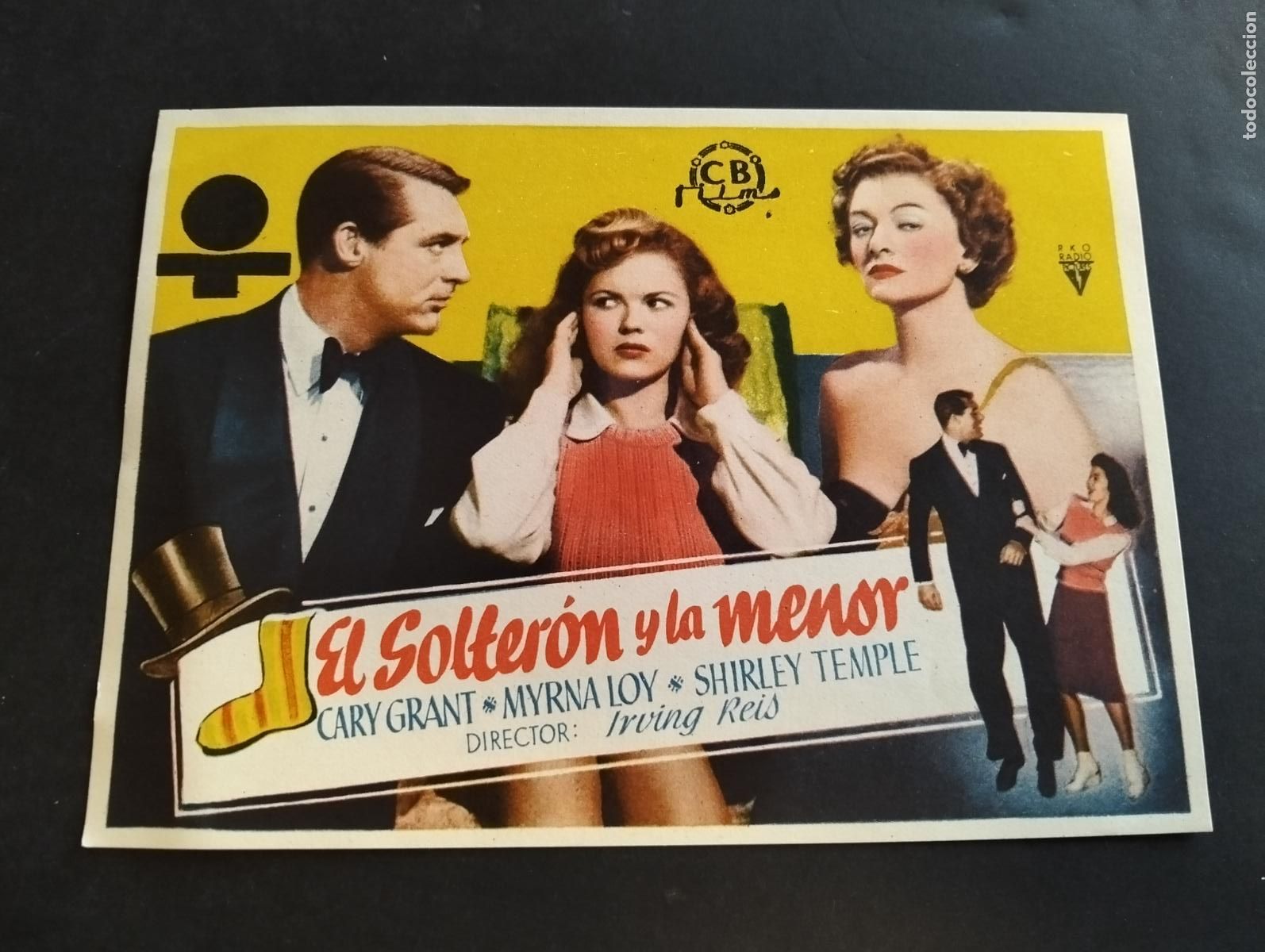  Flyers Publicitaires de films Anciens: EL SOLTERON Y LA MENOR PROGRAMA DE CINE SIN PUBLICIDAD
