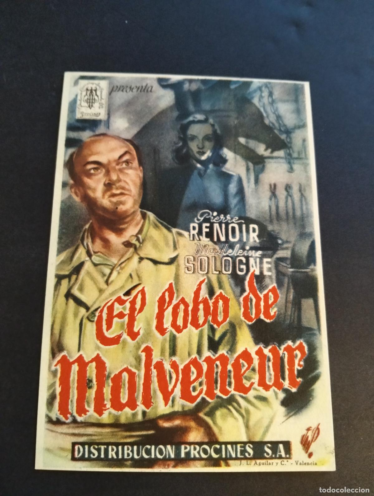 Cine: EL PALOBO DE MALVENEUR PROGRAMA DE CINE SIN PUBLICIDAD - Foto 1