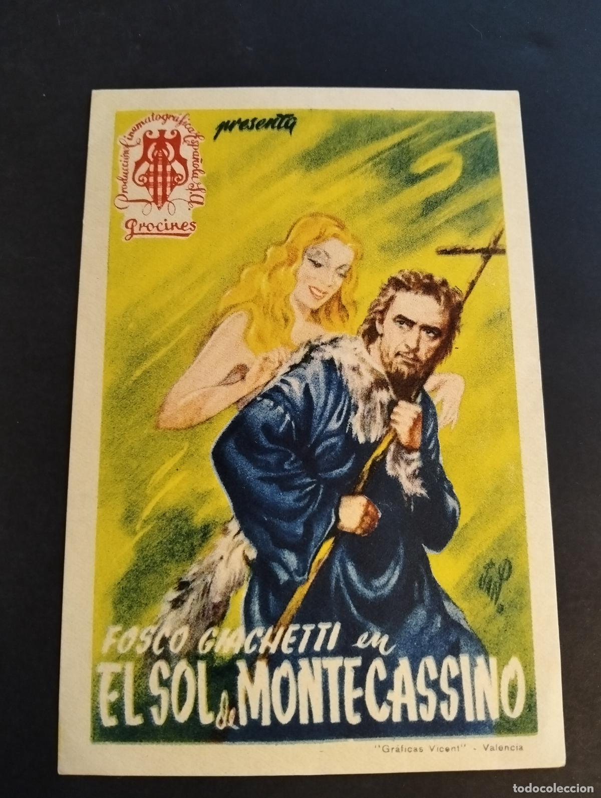 Cine: EL SOL DE MONTECASSINO PROGRAMA DE CINE SIN PUBLICIDAD - Foto 1
