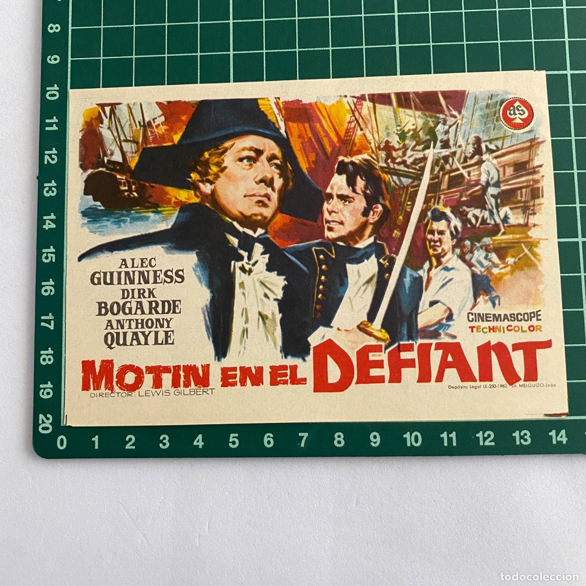 Cine: Programa de cine folleto de mano pelicula Motin en el defiant - Foto 1
