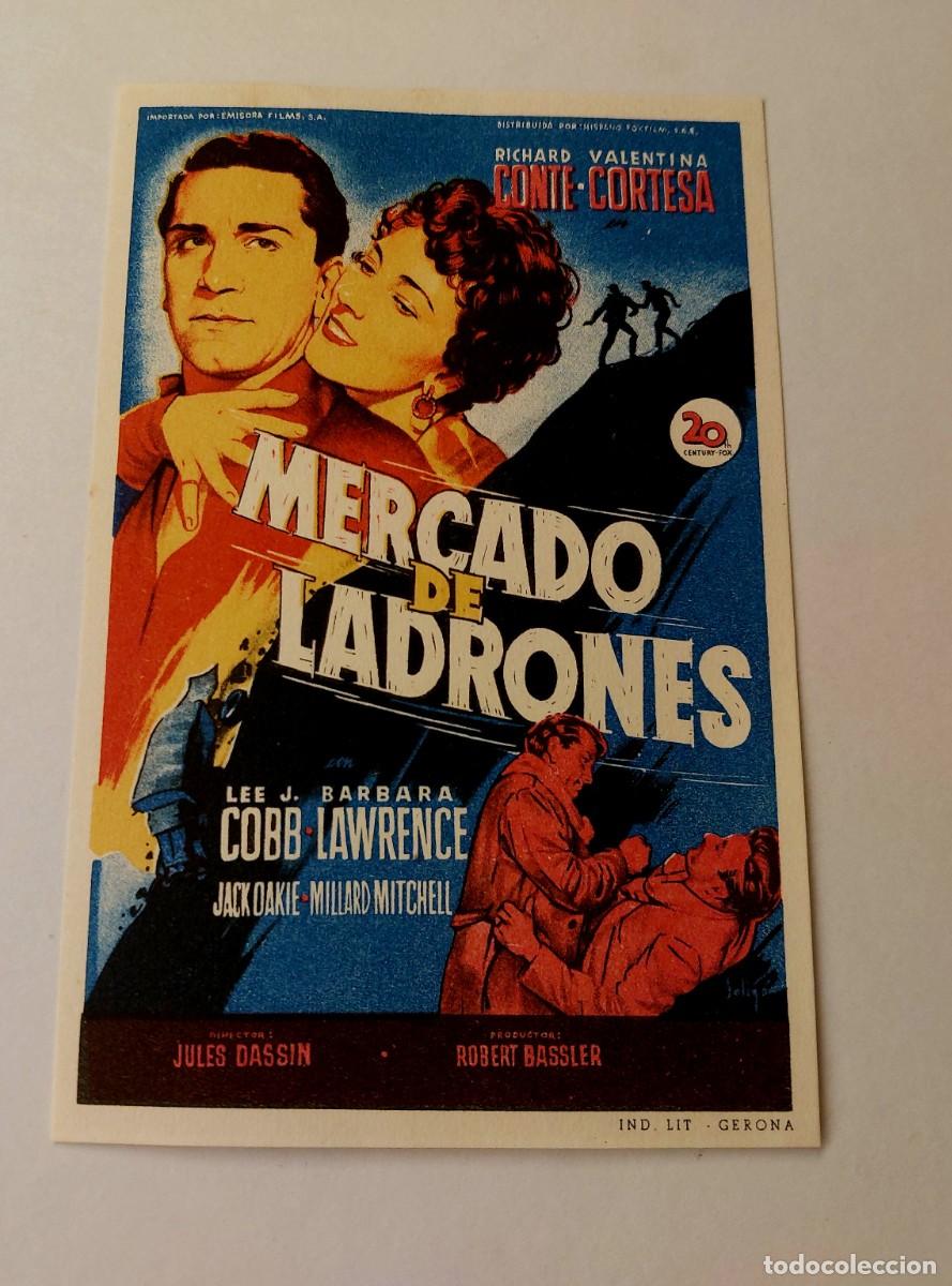 Cine: Mercado de Ladrones 1949 Sin Publicidad - Foto 1