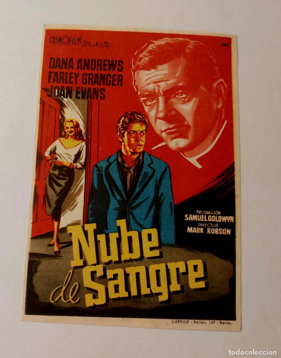  Flyers Publicitaires de films Anciens: Nube de Sangre 1950 Sin Publicidad