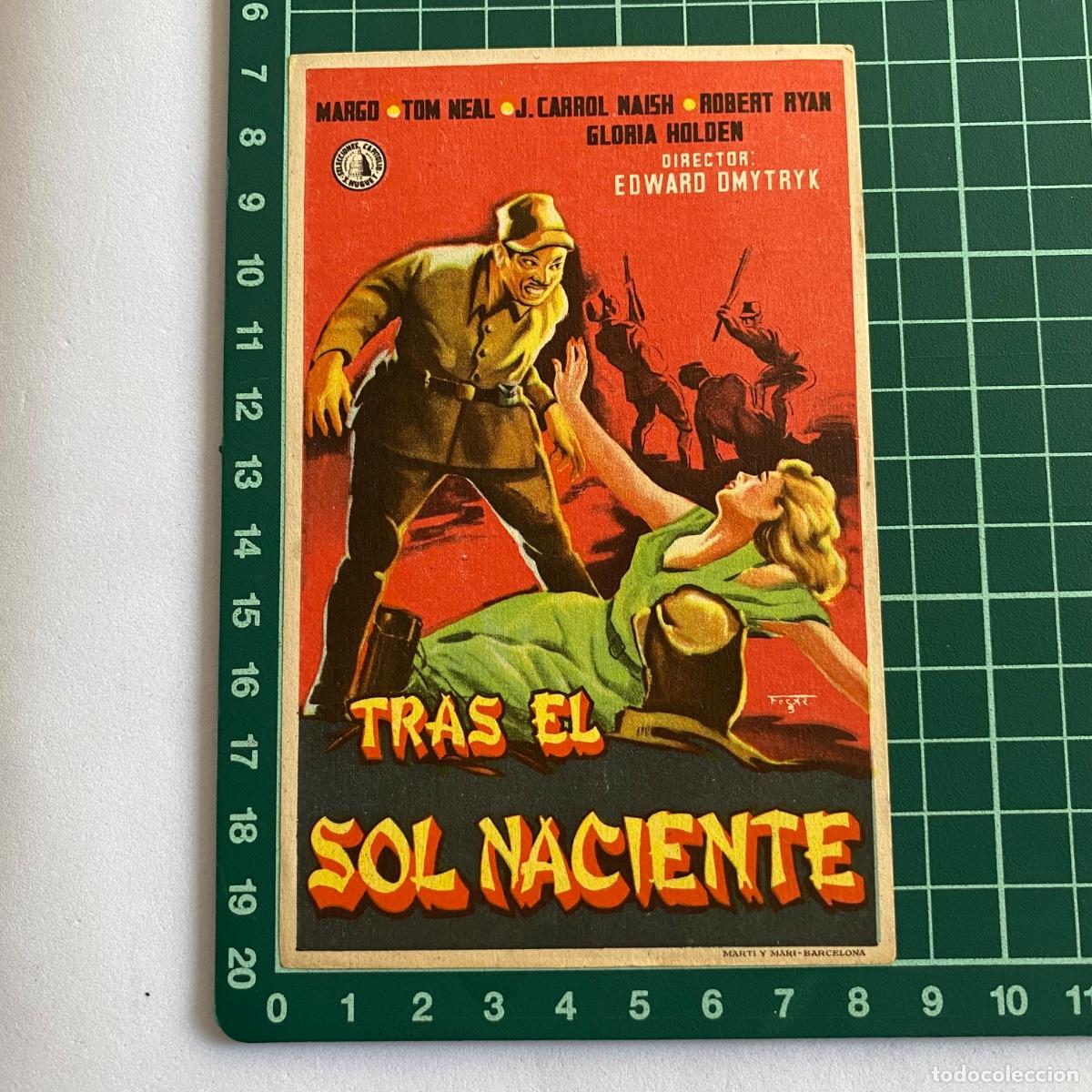 Cine: Programa de cine folleto de mano pelicula Tras el sol naciente - Foto 1