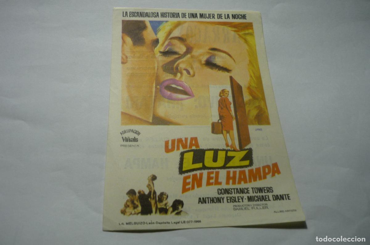  Flyers Publicitaires de films Anciens: programa una luz en el hampa.-constgance towers.-publicidad