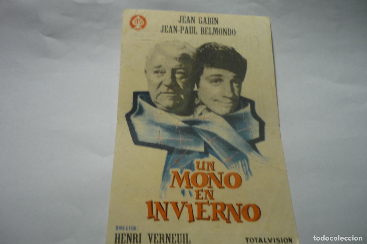 Cine: programa un mono en invierno jean gabin - Foto 1