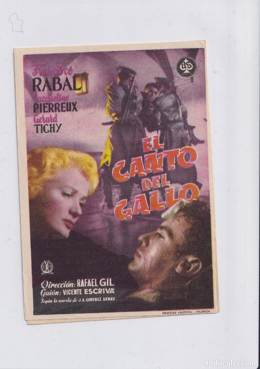 Cine: EL CANTO DEL GALLO. 2 Programas con distinto color - Foto 2
