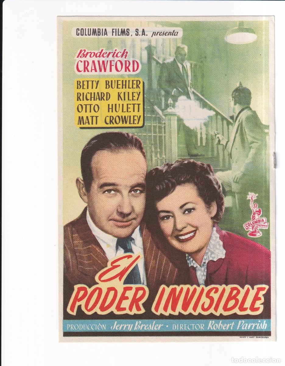 Cine: EL PODER INVISIBLE : BRODERICH CRAWFORD - Foto 1