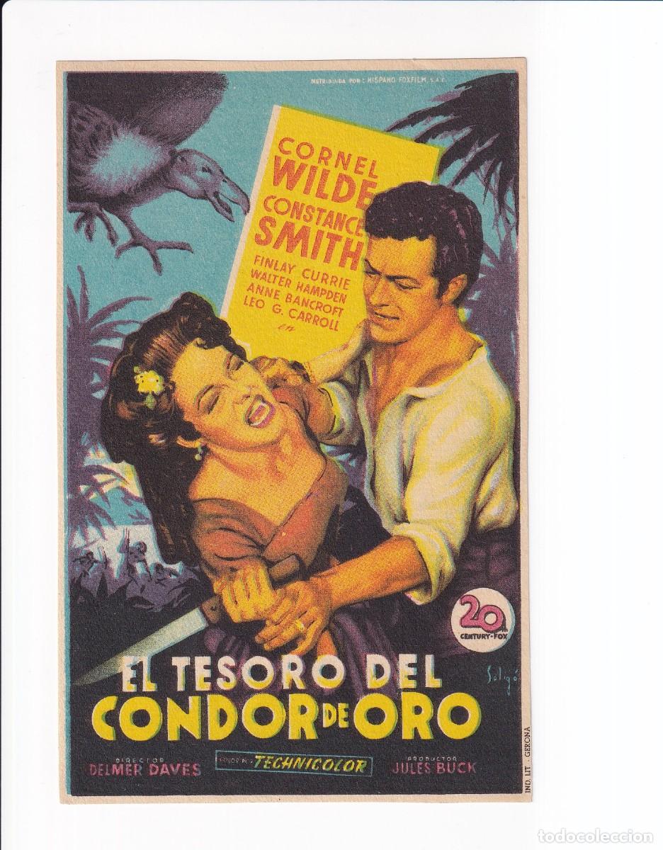 Cine: EL TESORO DEL CONDOR DE ORO : CORNEL WILDE - Foto 1