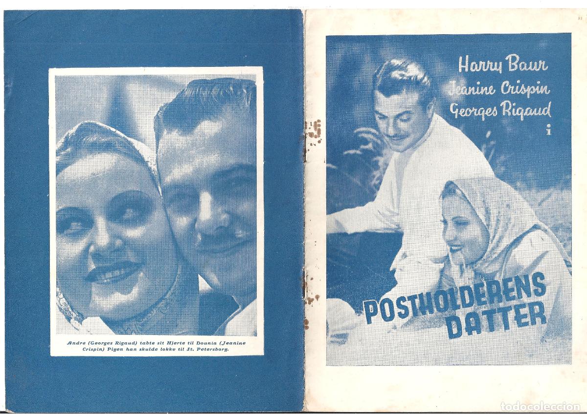 Cine: PTCC 553 NOSTALGIE PROGRAMA LIBRITO DANES HARRY BAUR TOURJANSKY - Foto 1