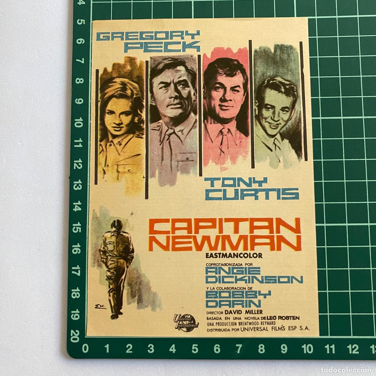 Cine: Programa de cine folleto de mano pelicula Capitan newman Rex - Foto 1