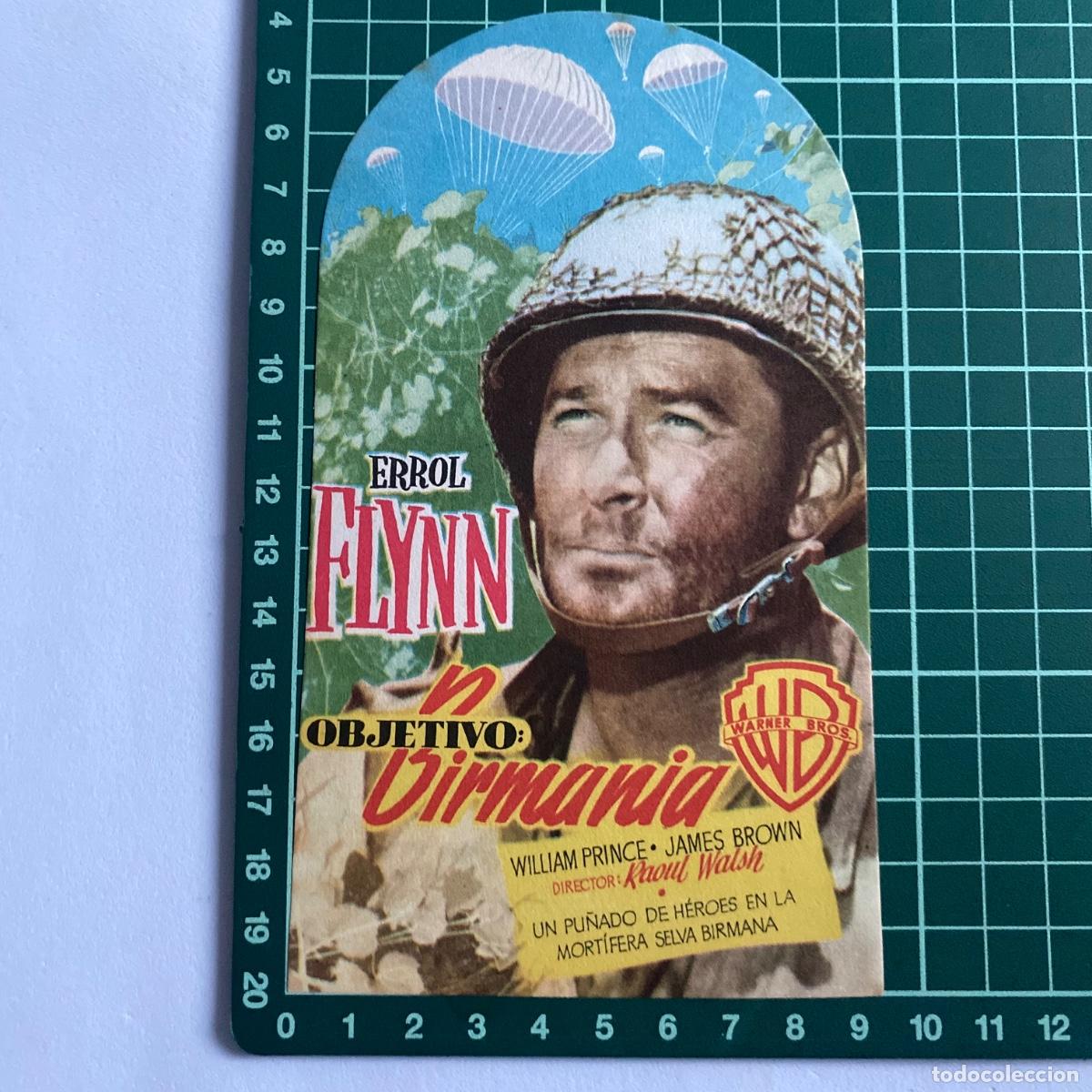 Cine: Programa de cine folleto de mano pelicula Objetivo Birmania - Foto 1