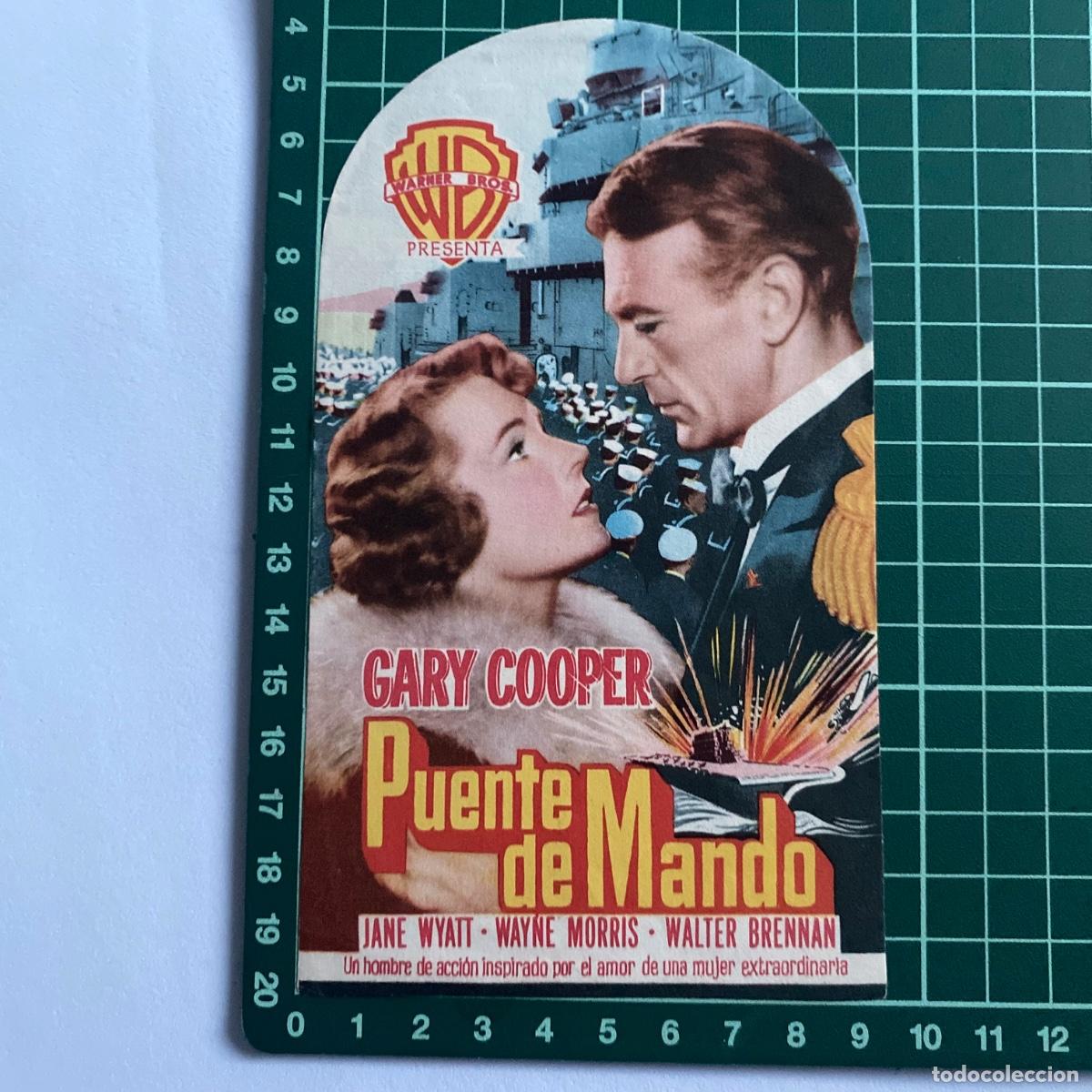 Cine: Programa de cine folleto de mano pelicula Puente de Mando - Foto 1