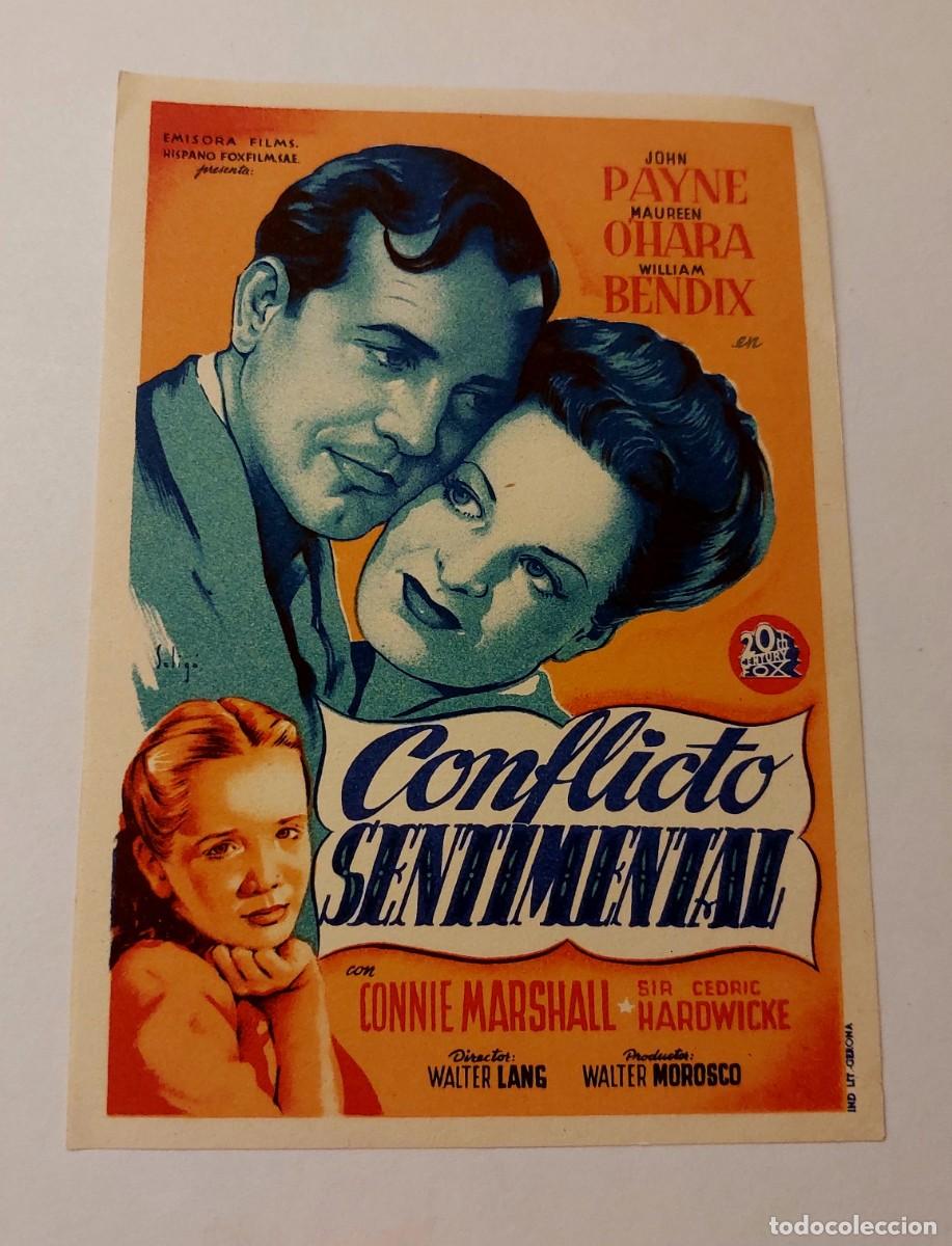 Cine: Conflicto Sentimental 1946 Sin Publicidad - Foto 1
