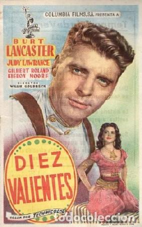 Cine: PROGRAMA DE CINE: DIEZ VALIENTES PC-9463 - Foto 1