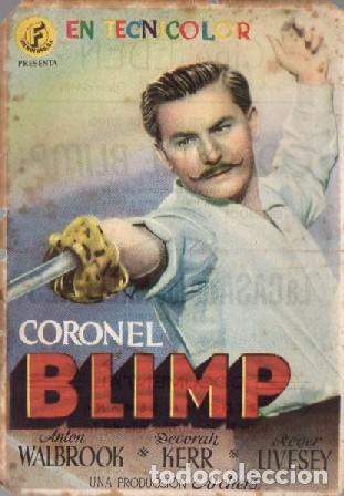 Cine: PROGRAMA DE CINE: CORONEL BLIMP PC-9472 - Foto 1