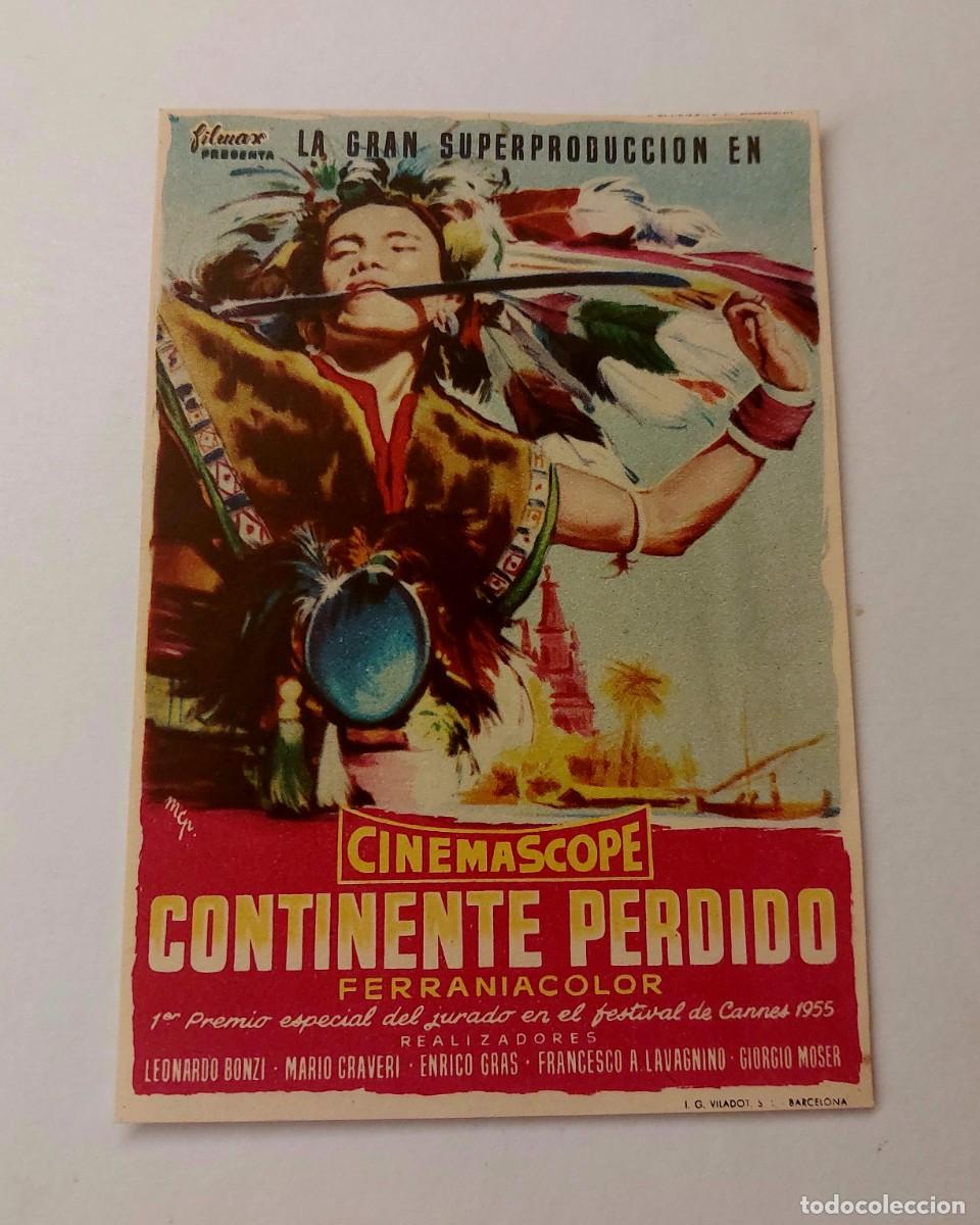 Cine: Continente Perdido 1955 Sin Publicidad - Foto 1