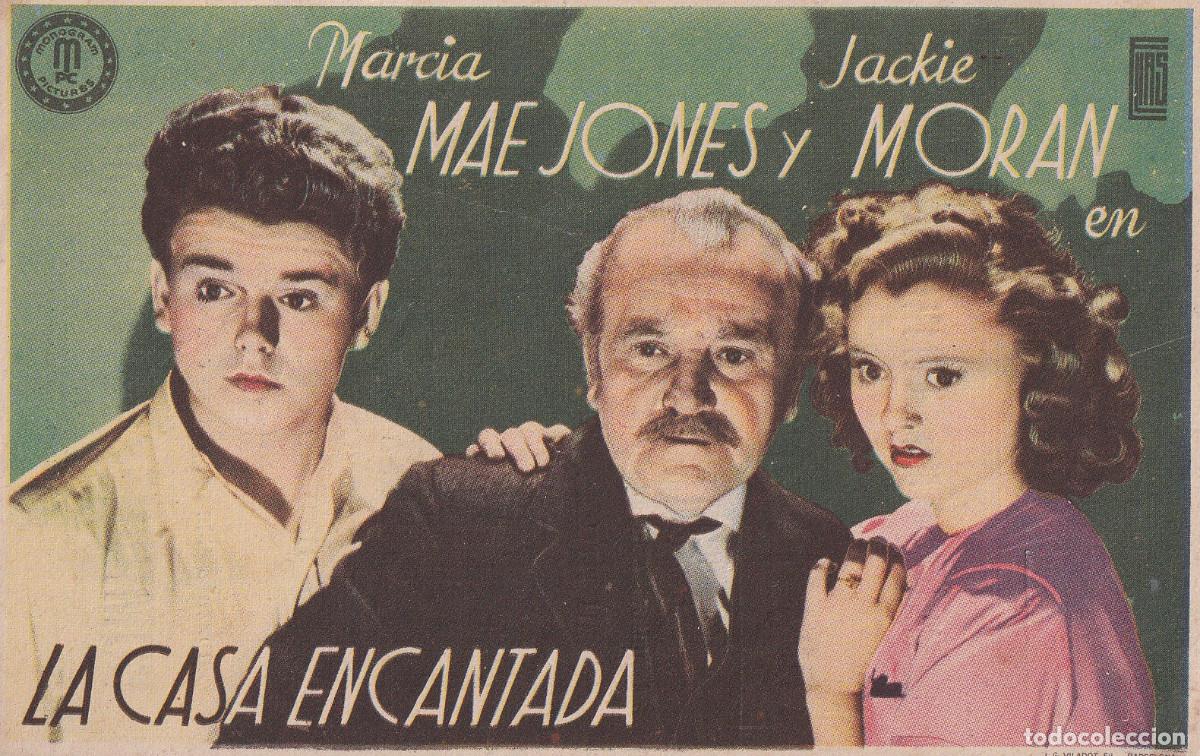 Cine: 3 FOLLETOS DE CINE LA CASA ENCANTADA - Foto 2