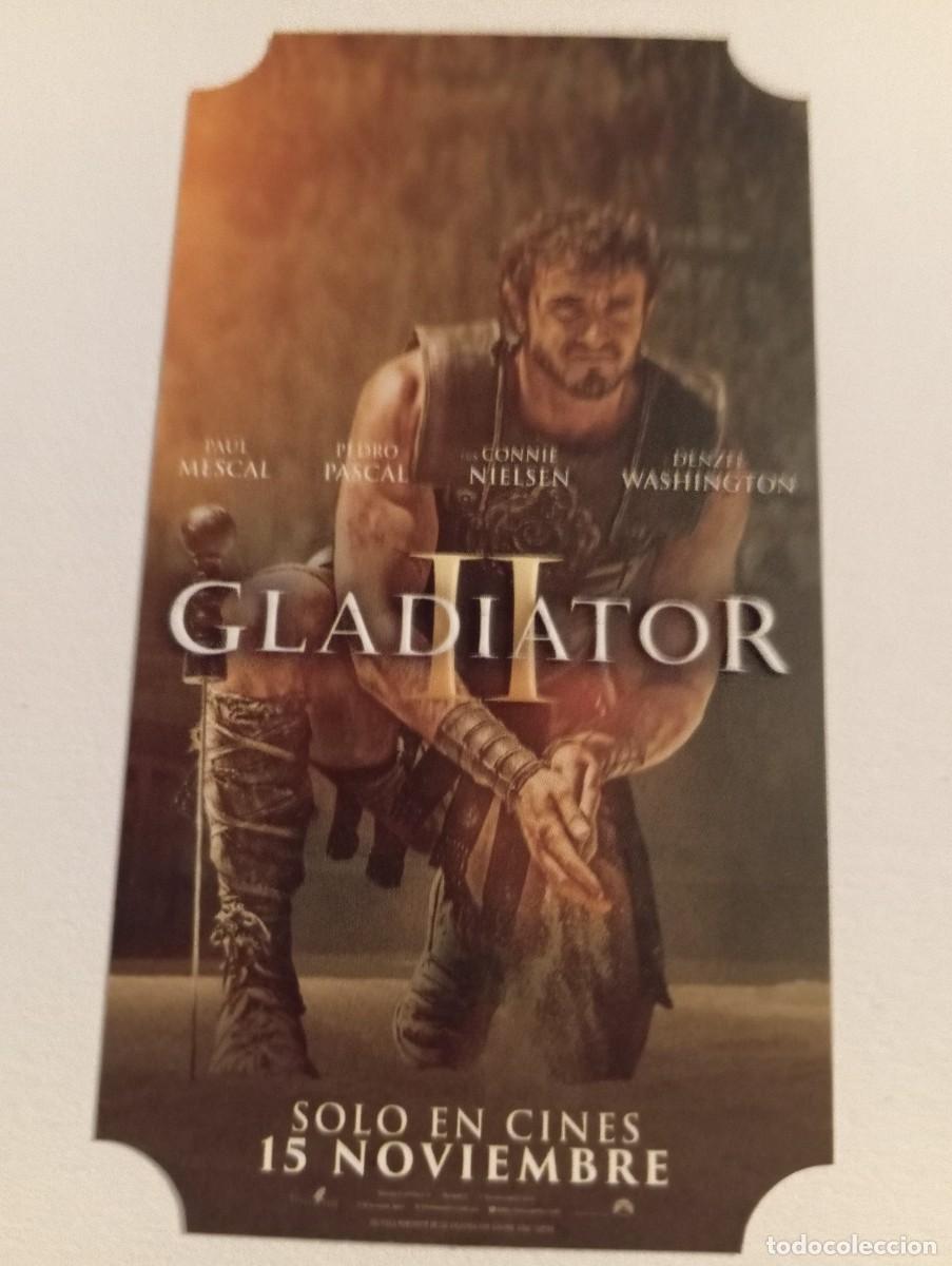 Cine: PROGRAMA DE ** GLADIATOR II **. PAUL MESCAL 10 x 5.5 CMS. - Foto 1