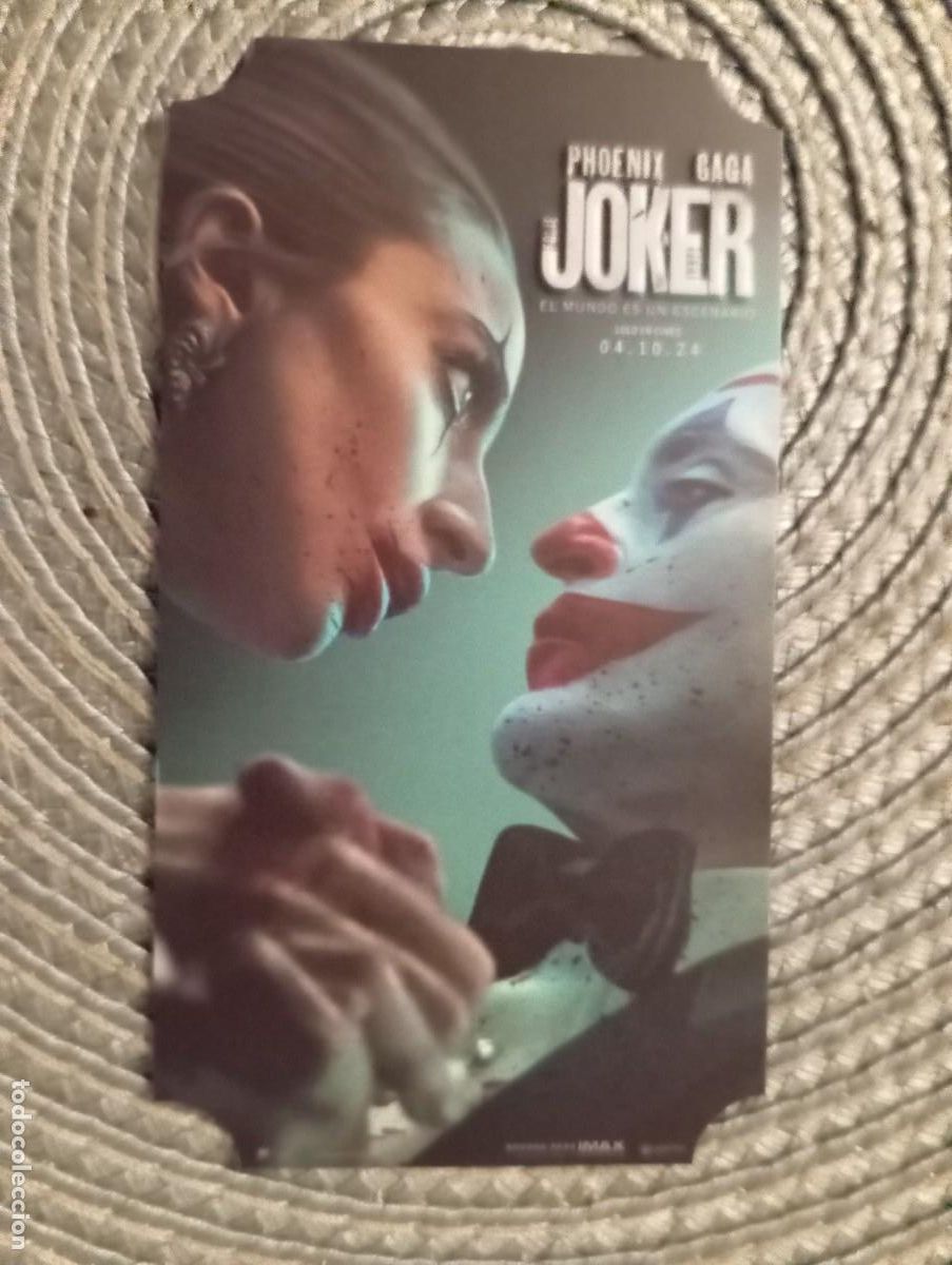 Cine: PROGRAMA DE ** JOKER . FOLIE A DEUX **. 10 x 5.5 CMS. - Foto 1