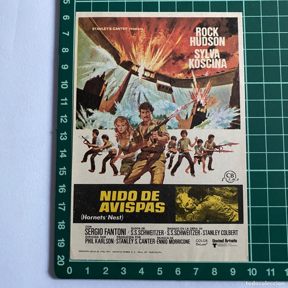 Cine: Programa de cine folleto de mano pelicula Nido de avispas - Foto 1