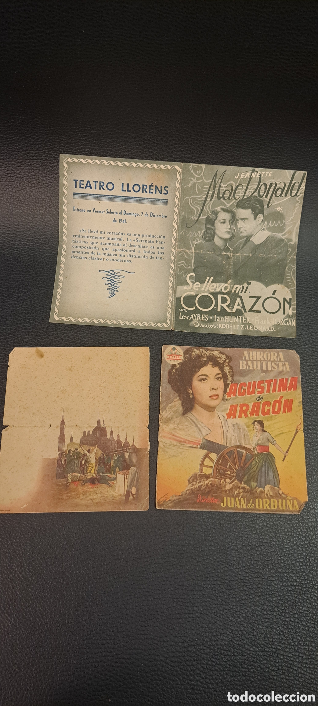Cine: Lote de 8 folletos de mano de cine - Foto 2