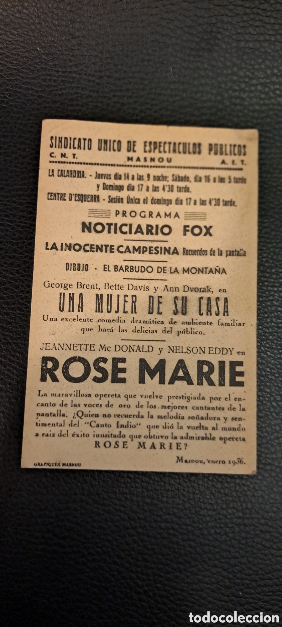 Cine: Lote de 8 folletos de mano de cine - Foto 10