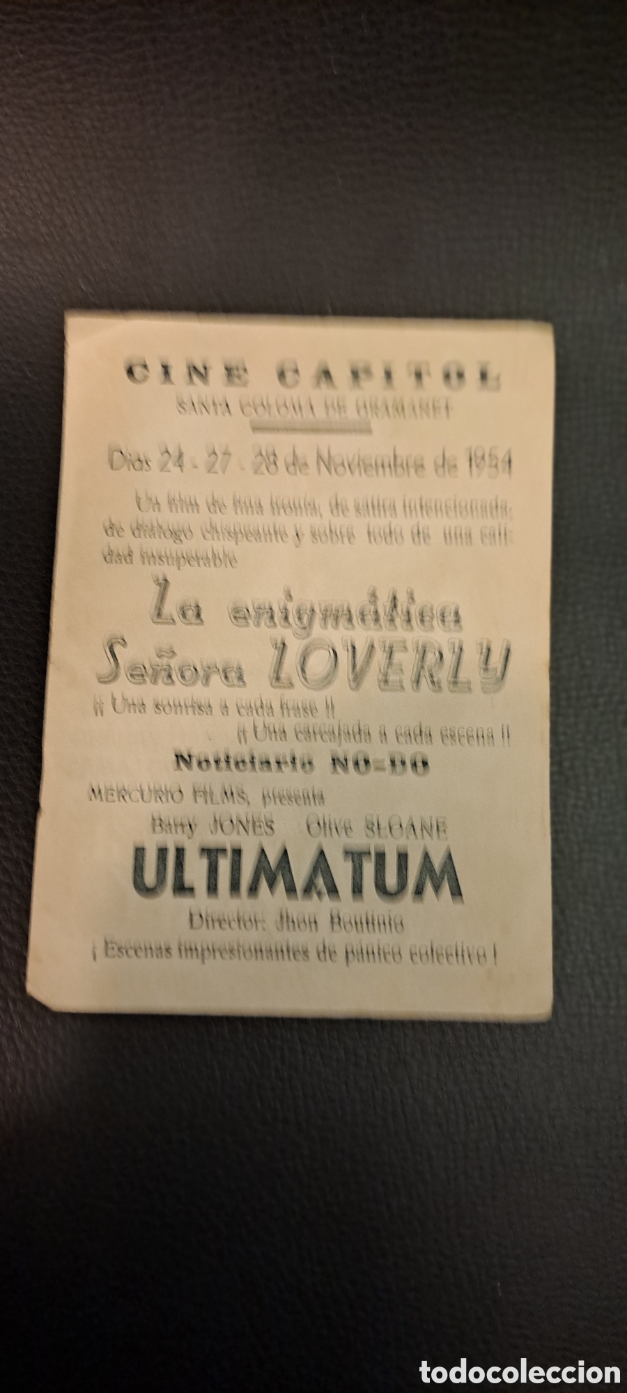 Cine: Lote de 8 folletos de mano de cine - Foto 12